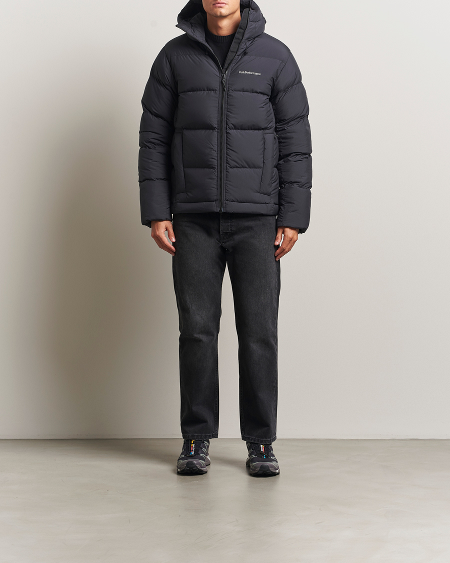 Heren | Jassen | Peak Performance | Rivel Down Hooded Jacket Black