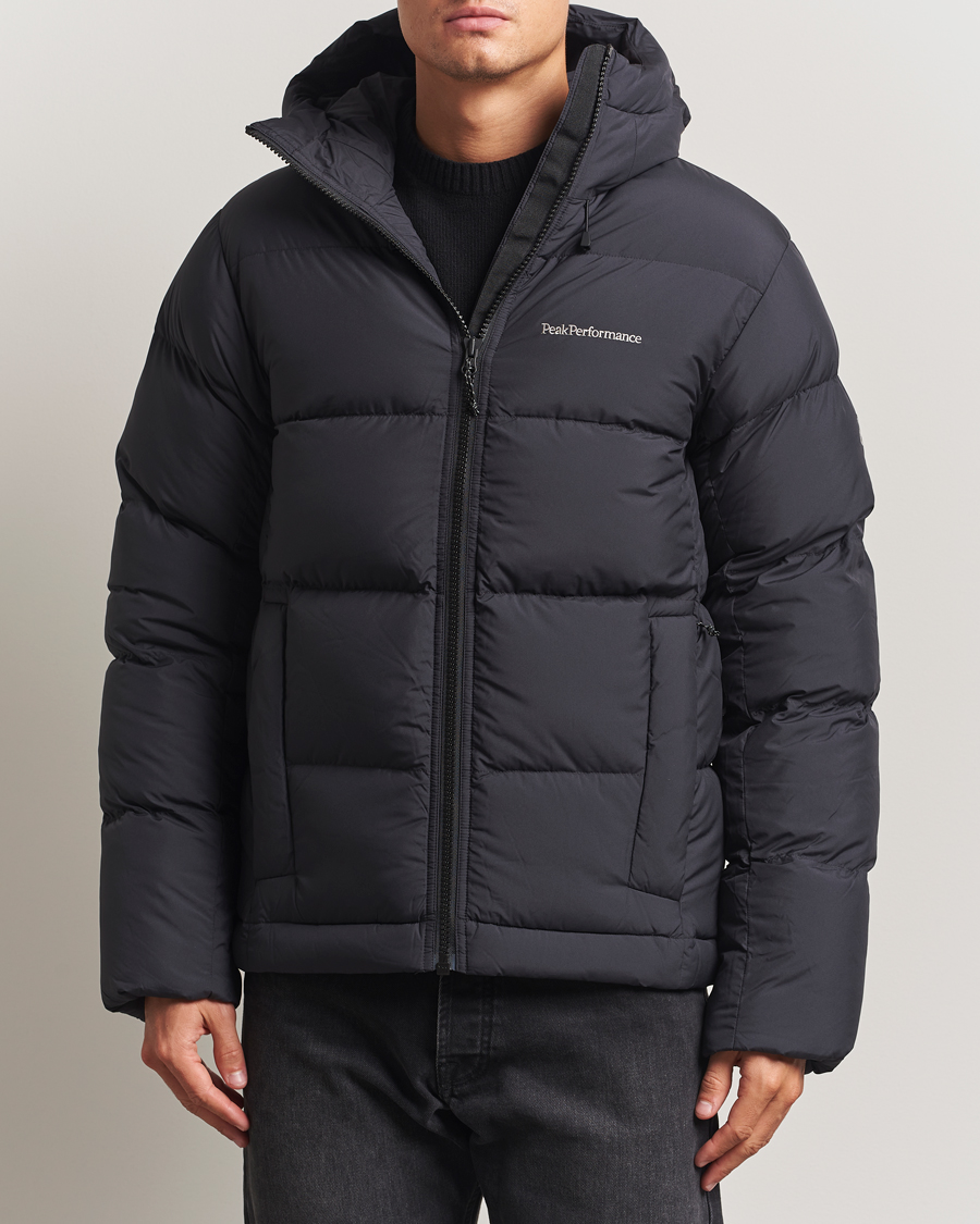 Heren | Jassen | Peak Performance | Rivel Down Hooded Jacket Black