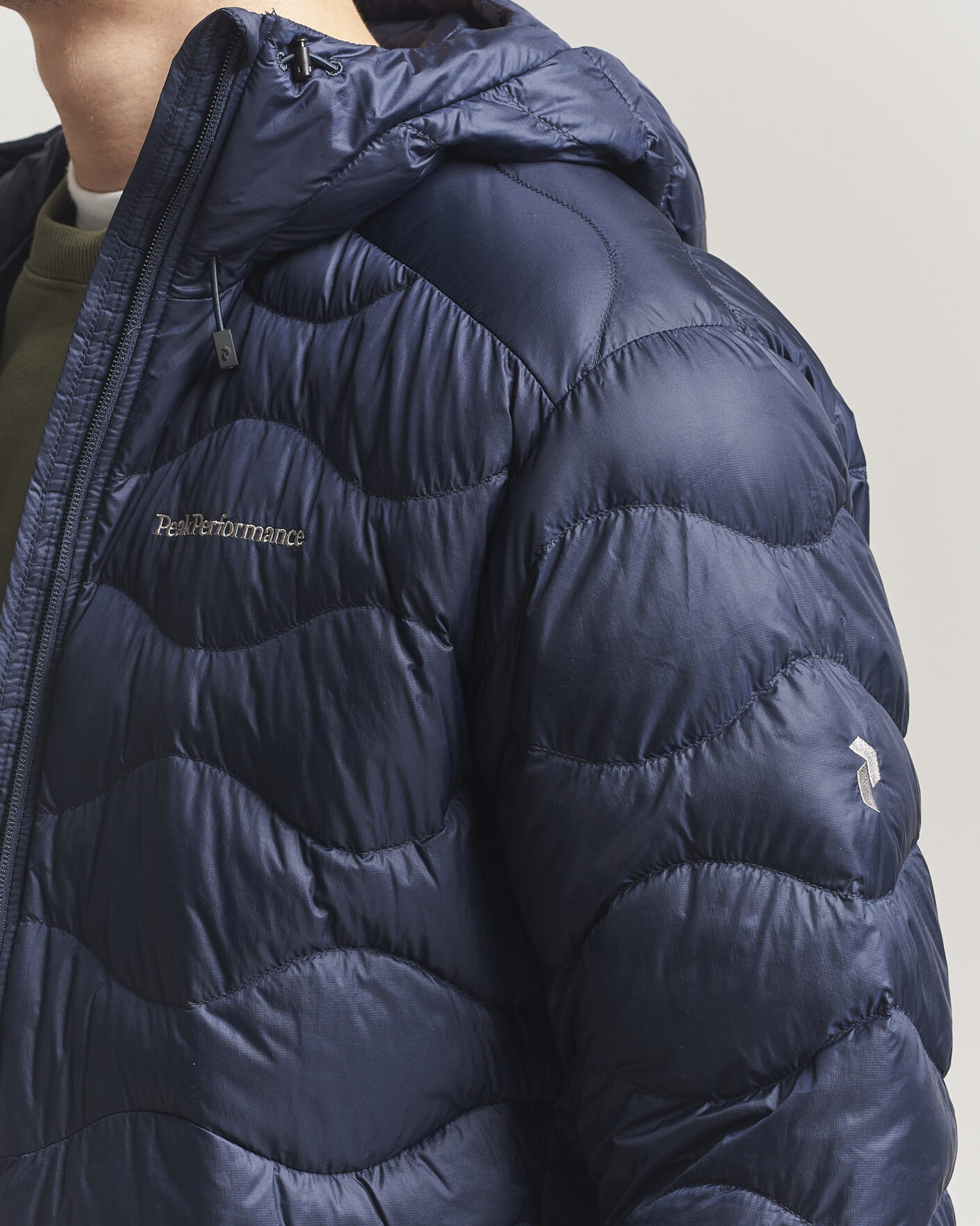 Heren | Jassen | Peak Performance | Helium Down Hooded Jacket Blue Shadow