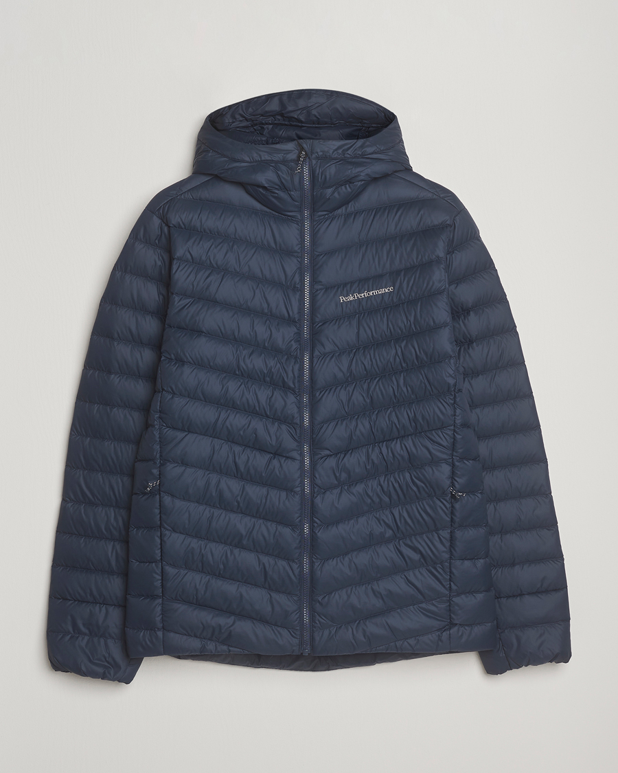 Heren | Jassen | Peak Performance | Frost Down Hooded Jacket Blue Shadow