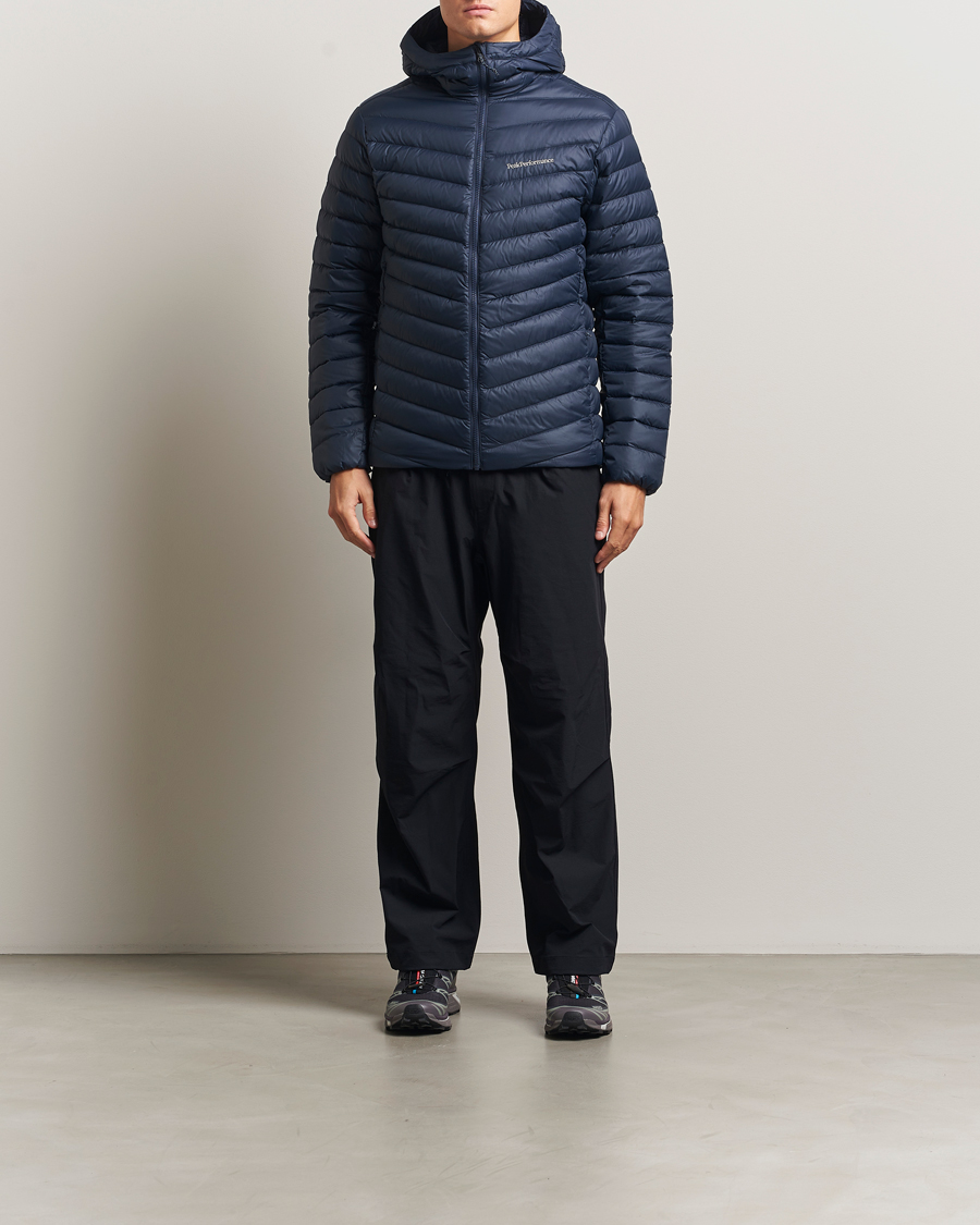 Heren | Jassen | Peak Performance | Frost Down Hooded Jacket Blue Shadow