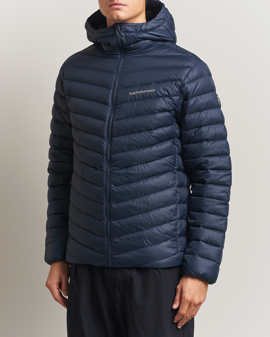 Heren | Jassen | Peak Performance | Frost Down Hooded Jacket Blue Shadow