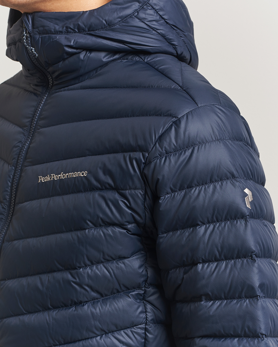 Heren | Jassen | Peak Performance | Frost Down Hooded Jacket Blue Shadow