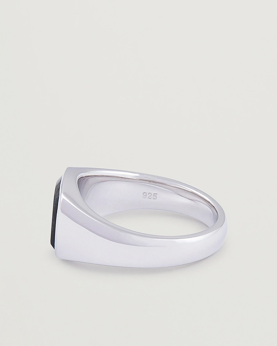 Heren | Sieraden | Tom Wood | Kay Ring Black Larvikite