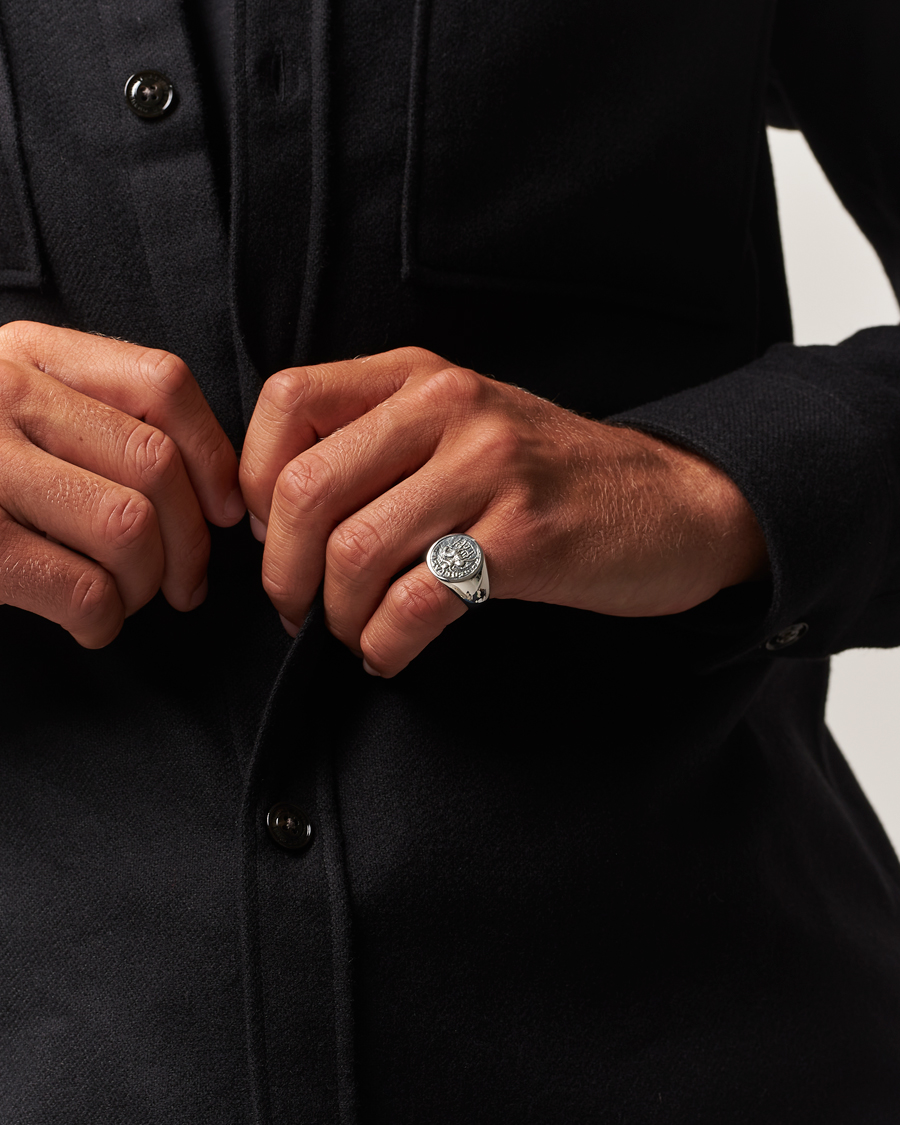 Heren | Sieraden | Tom Wood | Coin Pinky Ring Silver