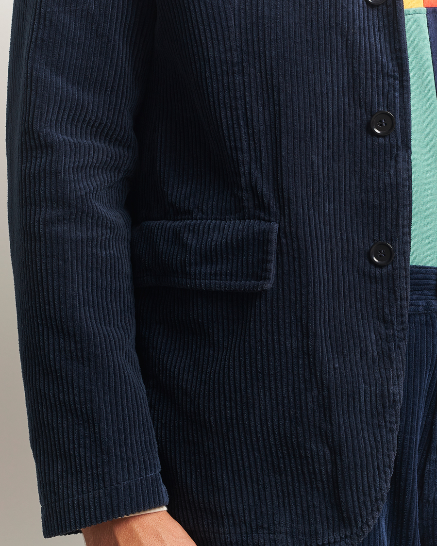 Heren | Blazers | Aspesi | Corduroy Blazer Navy