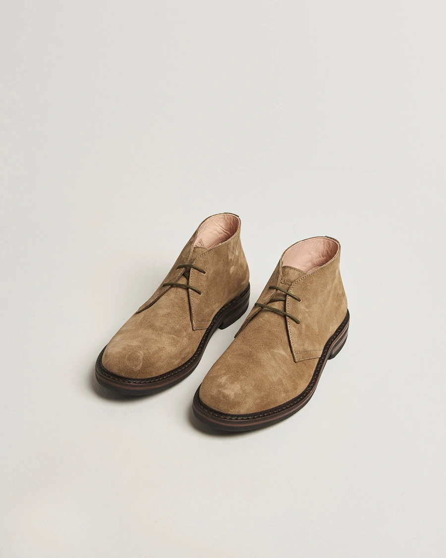 Heren | Laarzen | Astorflex | Greenflex Dainite Desert Boot Stone Suede