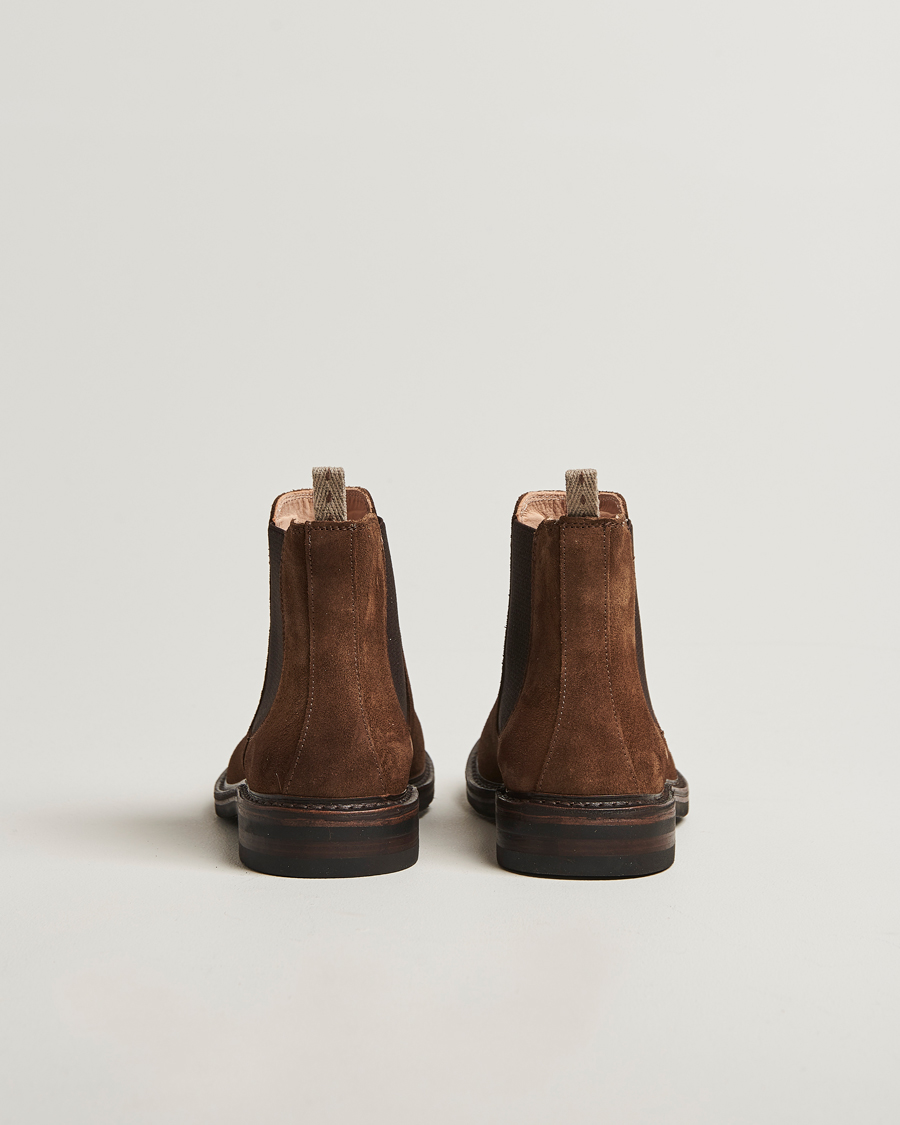 Heren | Laarzen | Astorflex | Bitflex Dainite Chelsea Boot Dark Khaki Suede
