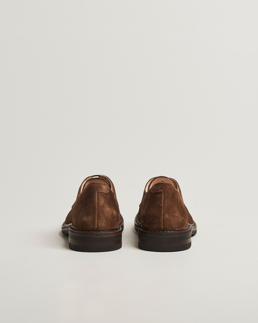Heren | Derby schoenen | Astorflex | Carlflex Moc Toe Dark Khaki Suede