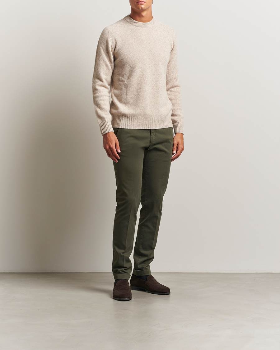 Heren | Broeken | Briglia 1949 | Slim Fit Cotton Stretch Chino Military