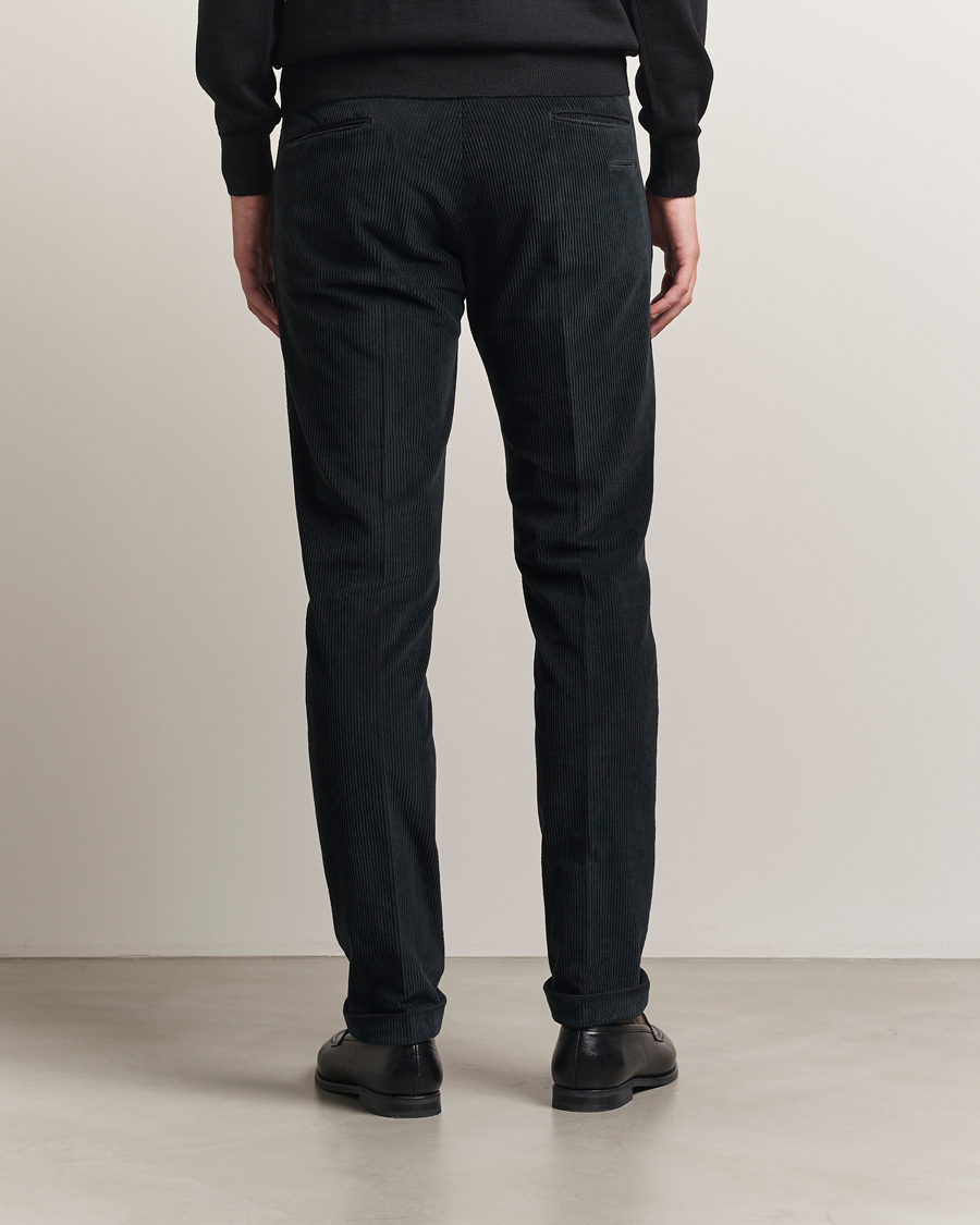 Heren | Broeken | Briglia 1949 | Slim Fit Corduroy Trousers Black