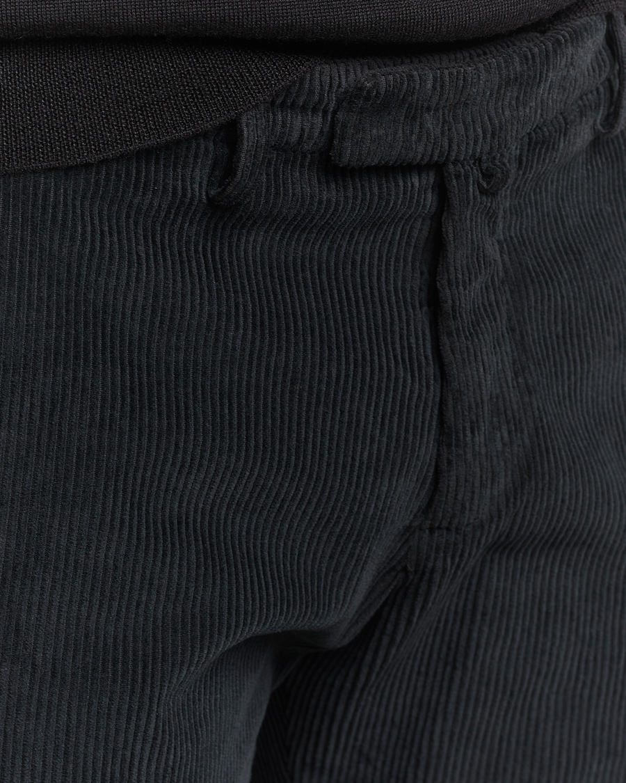 Heren | Broeken | Briglia 1949 | Slim Fit Corduroy Trousers Black
