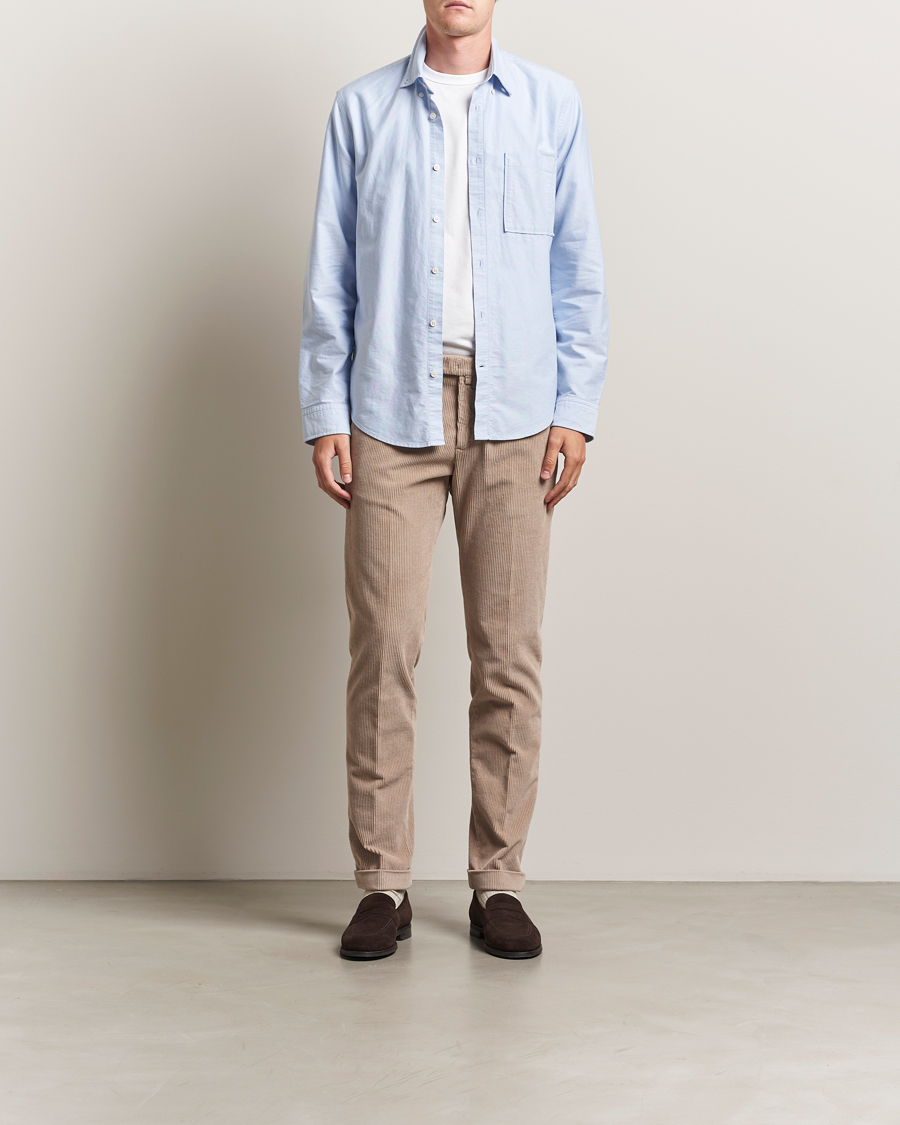 Heren | Broeken | Briglia 1949 | Slim Fit Corduroy Trousers Beige