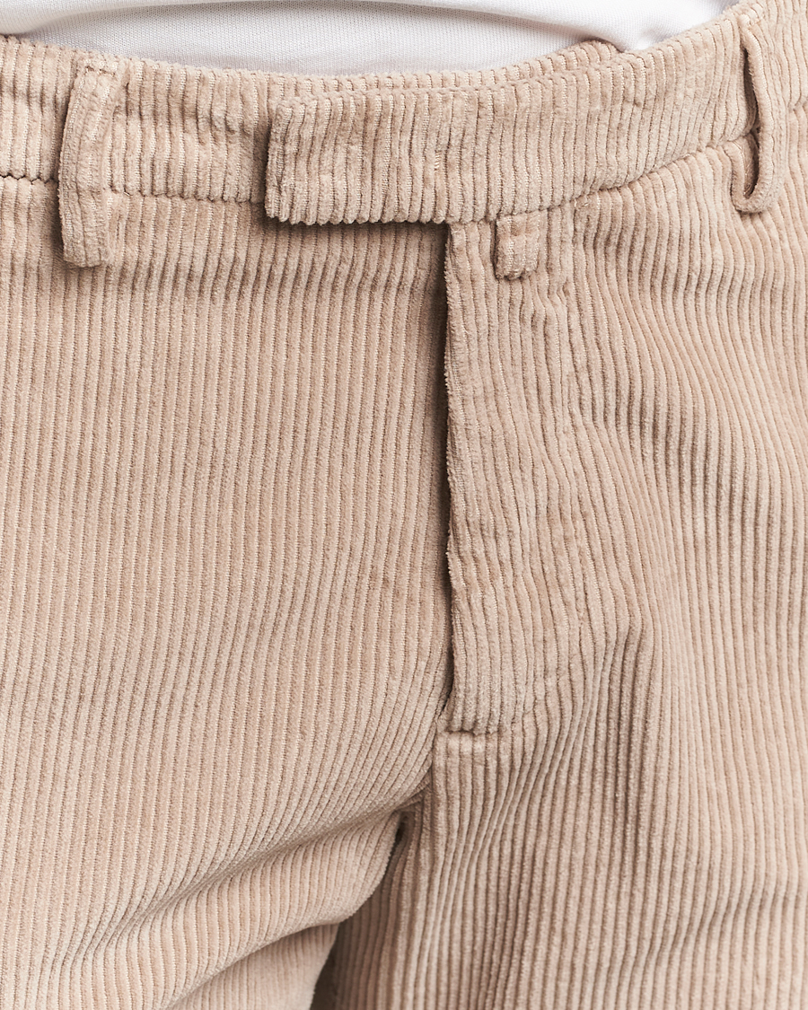 Heren | Broeken | Briglia 1949 | Slim Fit Corduroy Trousers Beige