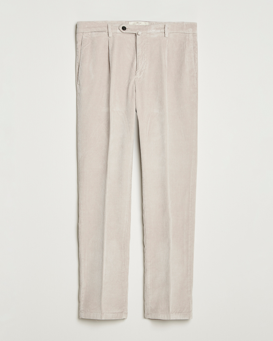 Heren | Broeken | Briglia 1949 | Easy Fit Corduroy Trousers Beige