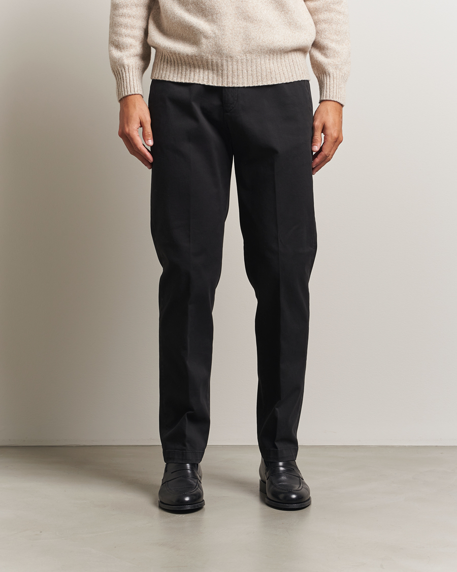 Heren | Broeken | Briglia 1949 | Soho Tailored Easy Fit Chino Black