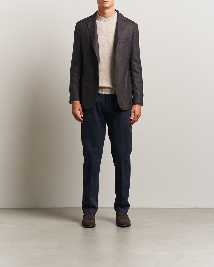 Heren | Broeken | Briglia 1949 | Soho Tailored Easy Fit Chino Navy