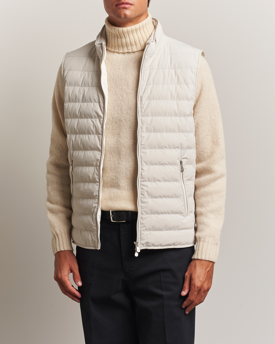 Heren | Jassen | Brunello Cucinelli | Nylon Gilet Light Beige