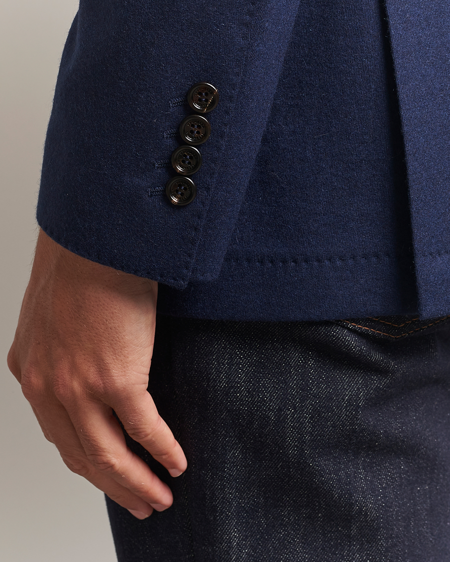 Heren | Blazers | Brunello Cucinelli | Cashmere Jersey Blazer Navy