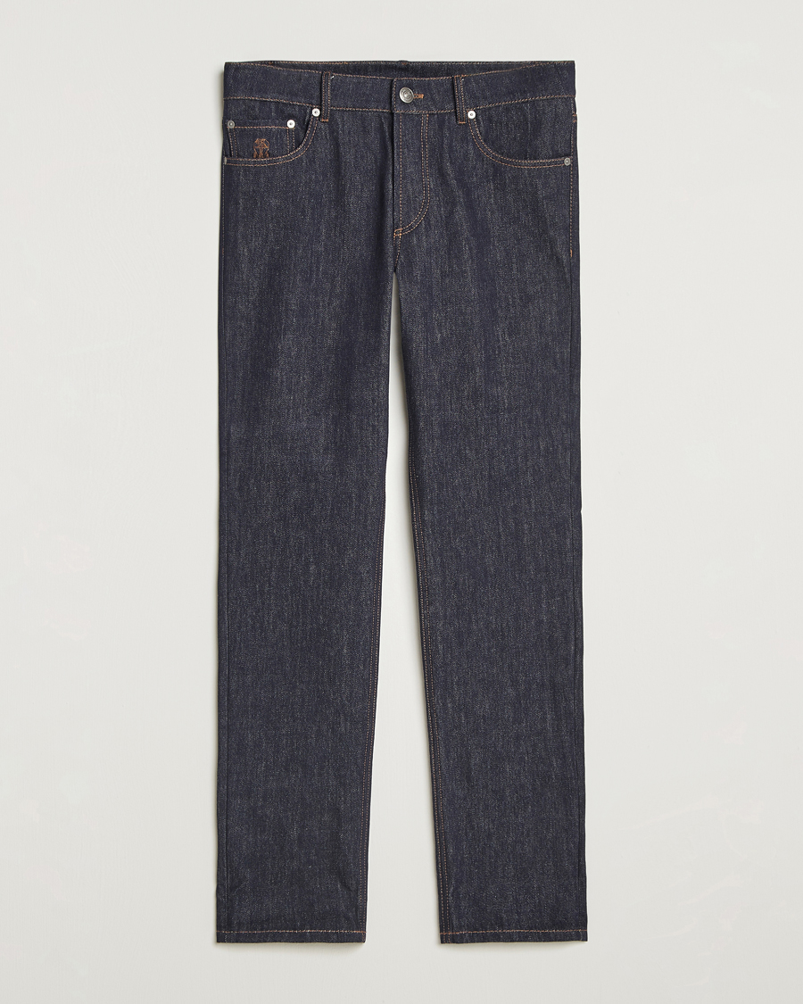 Heren | Jeans | Brunello Cucinelli | Traditional Fit Jeans Dark Indigo