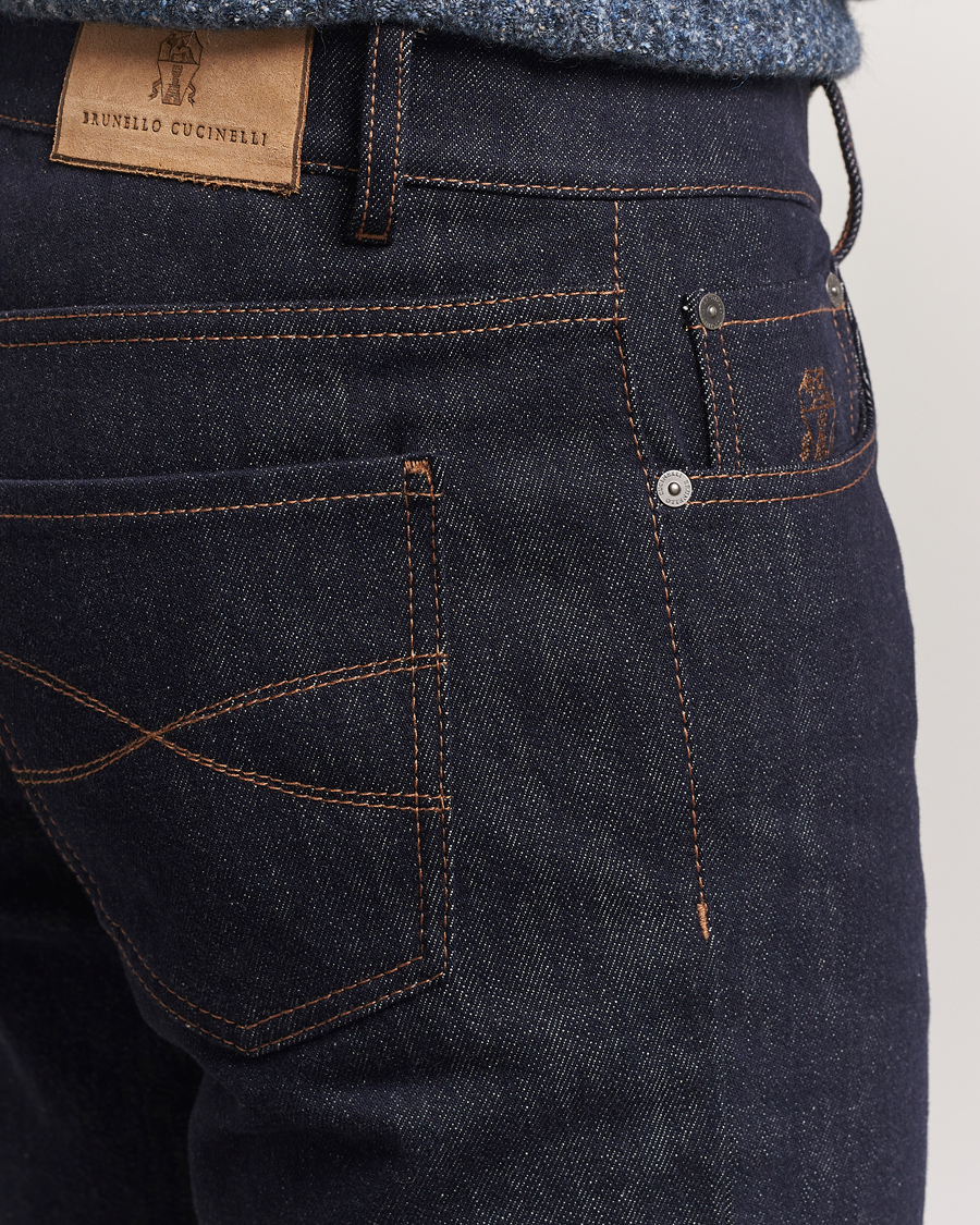 Heren | Jeans | Brunello Cucinelli | Traditional Fit Jeans Dark Indigo