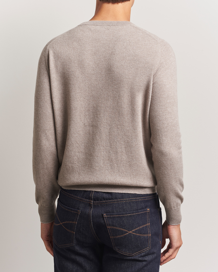 Heren | Truien | Brunello Cucinelli | 2 Ply Cashmere Pullover Beige