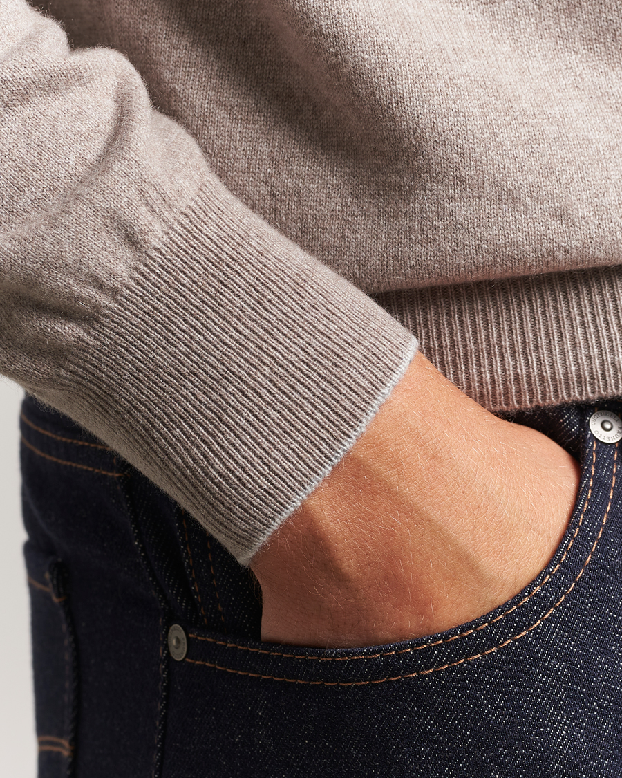 Heren | Truien | Brunello Cucinelli | 2 Ply Cashmere Pullover Beige