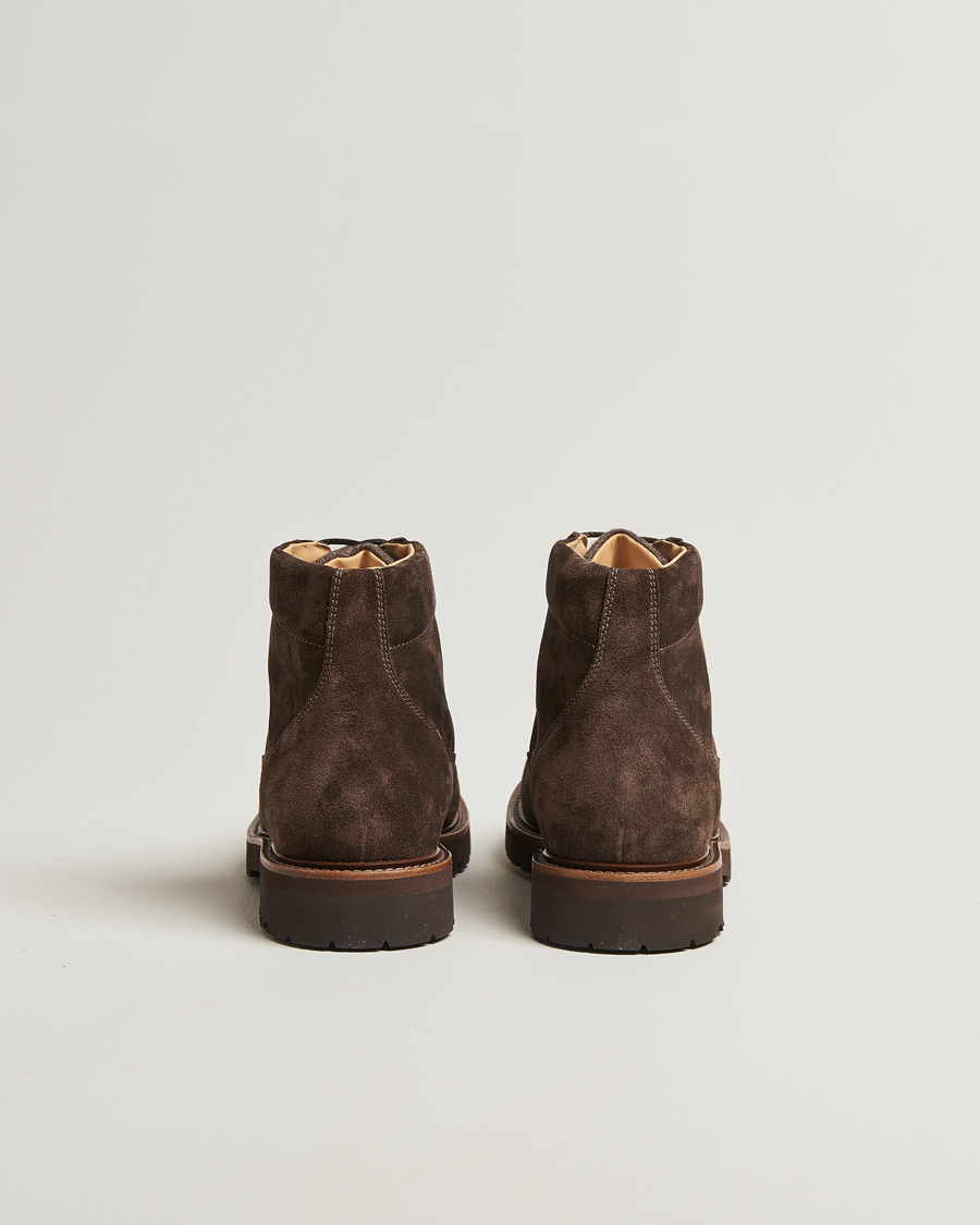 Heren | Laarzen | Brunello Cucinelli | Lace Up Boots Dark Brown Suede