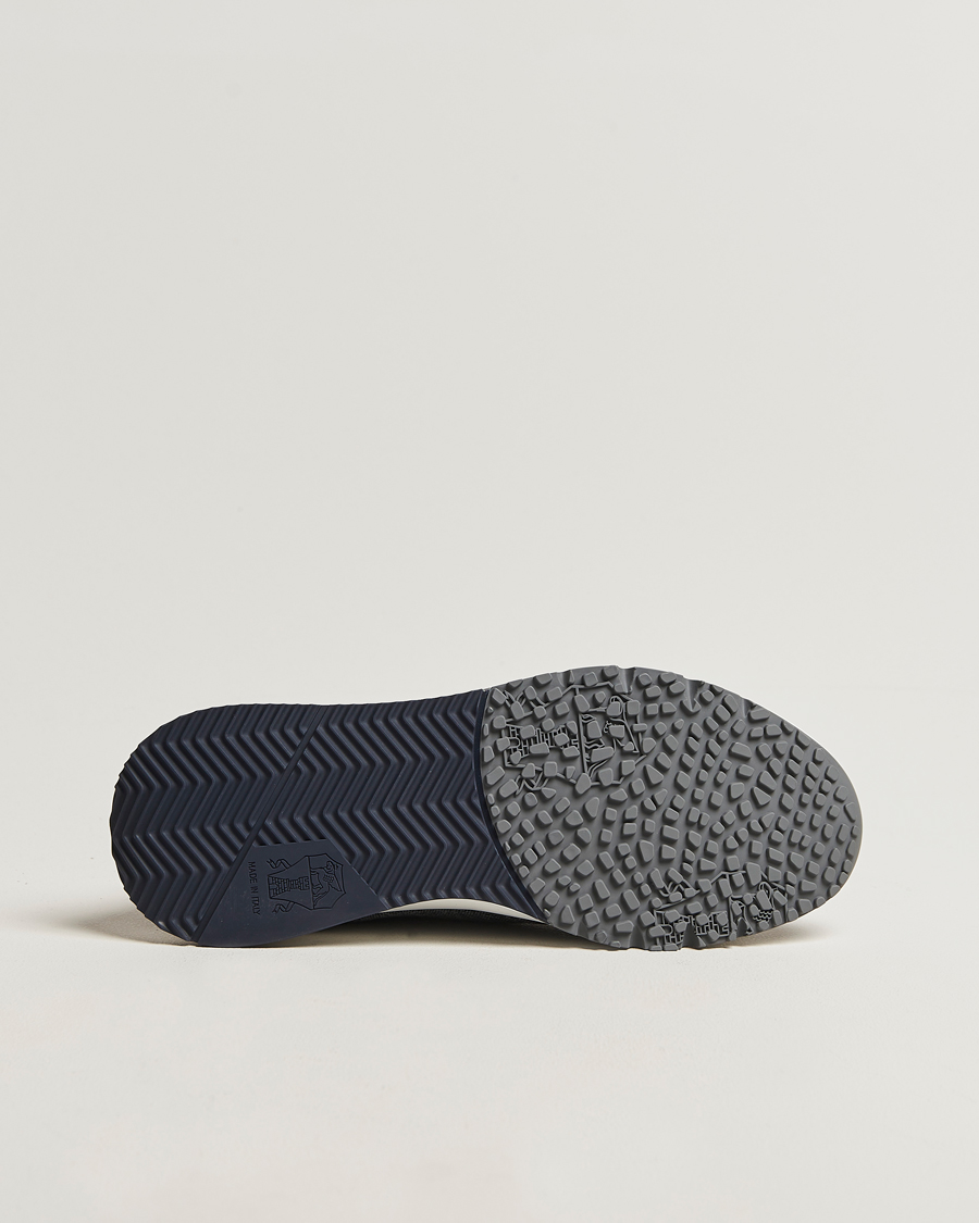 Heren | Sneakers | Brunello Cucinelli | Flannel Running Sneakers Navy