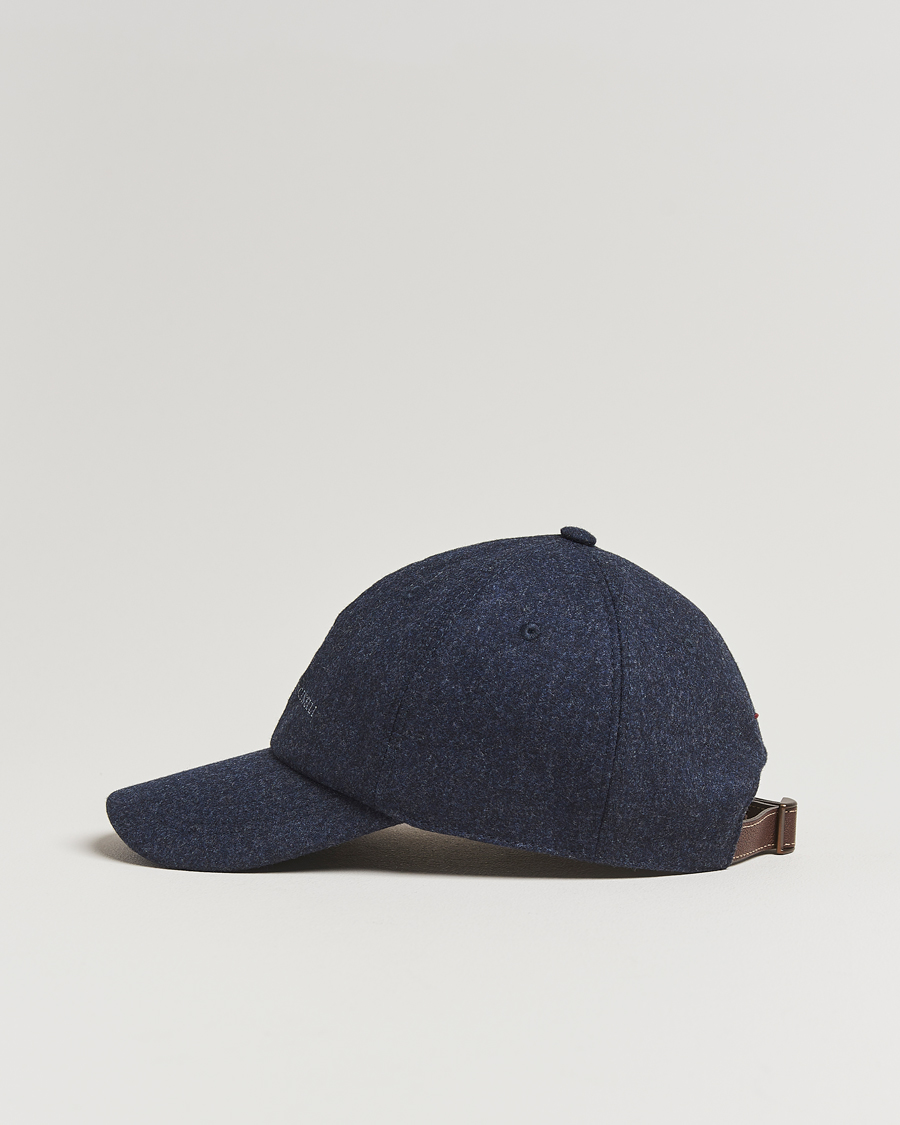 Heren | Hoeden en petten | Brunello Cucinelli | Flannel Cap Navy