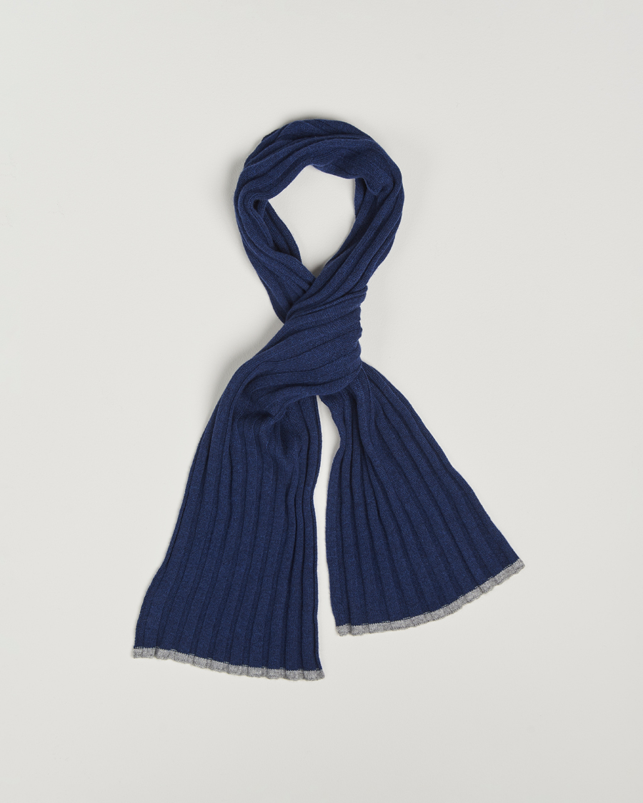 Heren | Sjaals | Brunello Cucinelli | Wool/Cashmere Scarf Navy