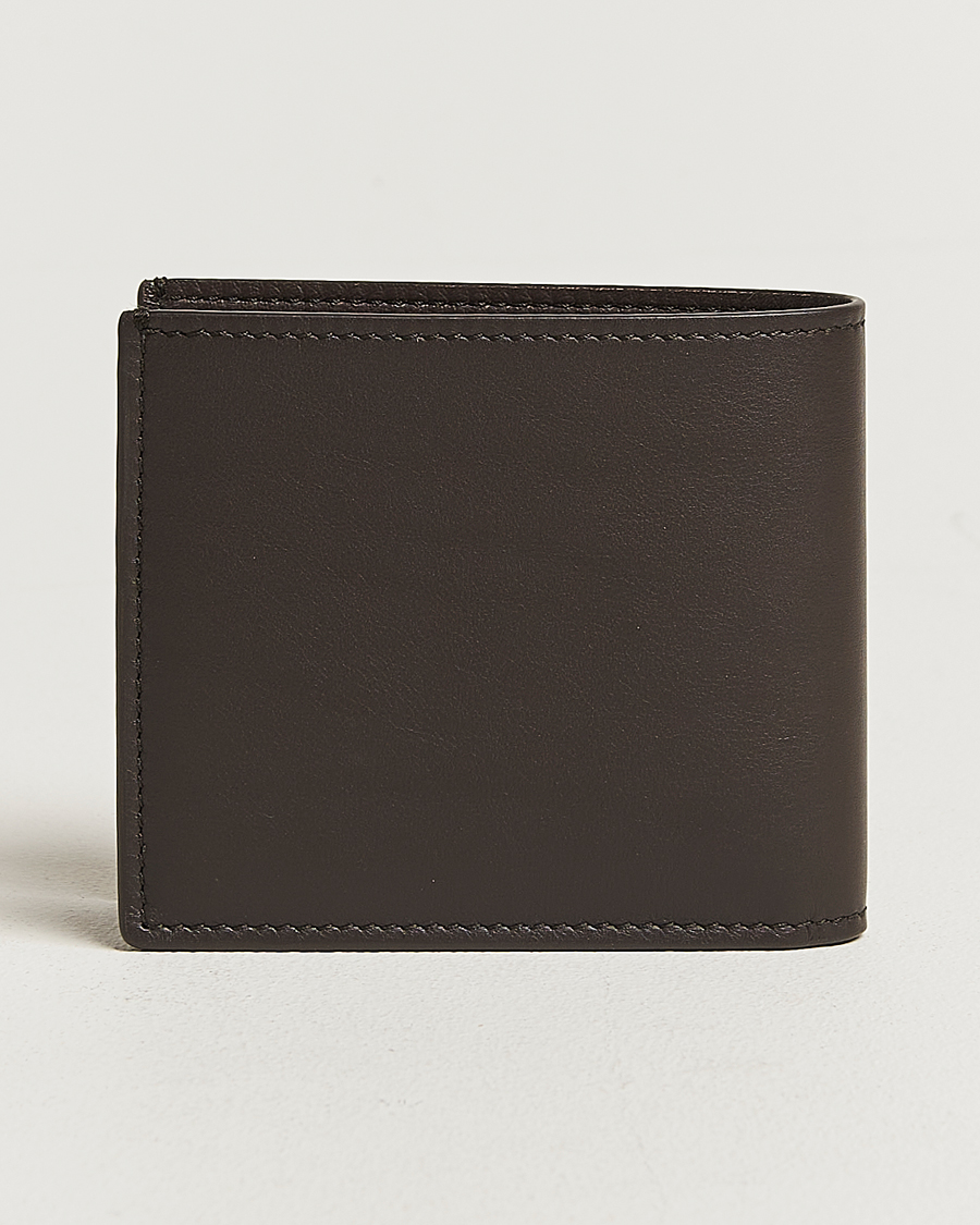 Heren | Portemonnees | Brunello Cucinelli | Leather Wallet Dark Brown Calf
