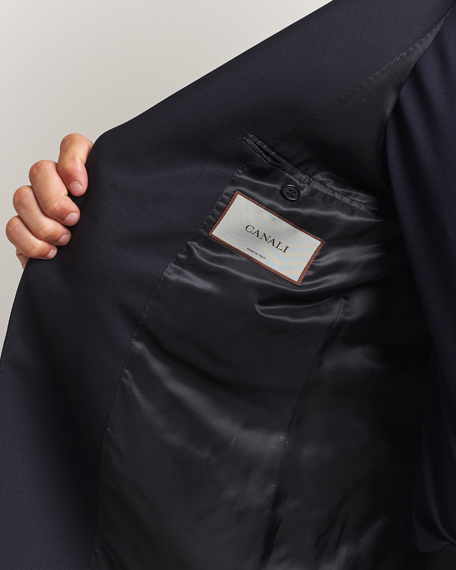 Heren | Blazers | Canali | Travel Wool Blazer Navy