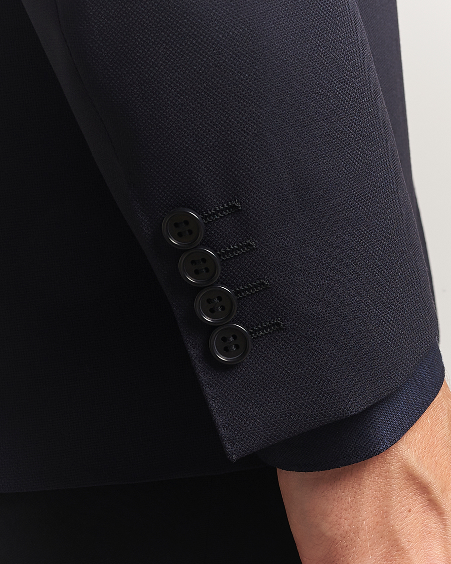 Heren | Blazers | Canali | Travel Wool Blazer Navy