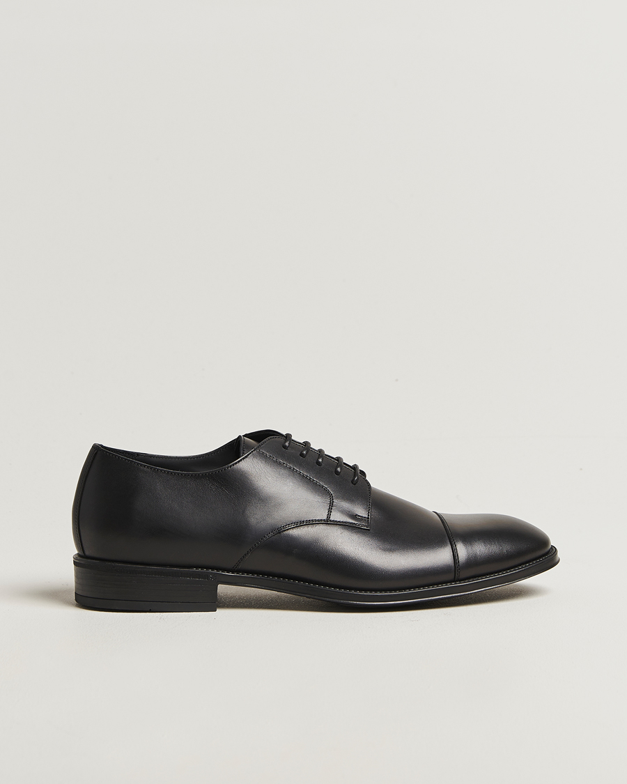 Heren | Derby schoenen | Canali | Cap Toe Derby Black Calf