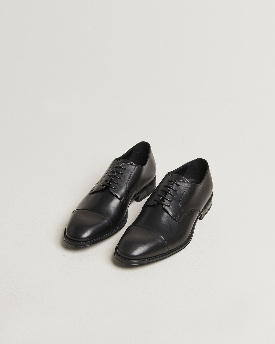 Heren | Derby schoenen | Canali | Cap Toe Derby Black Calf