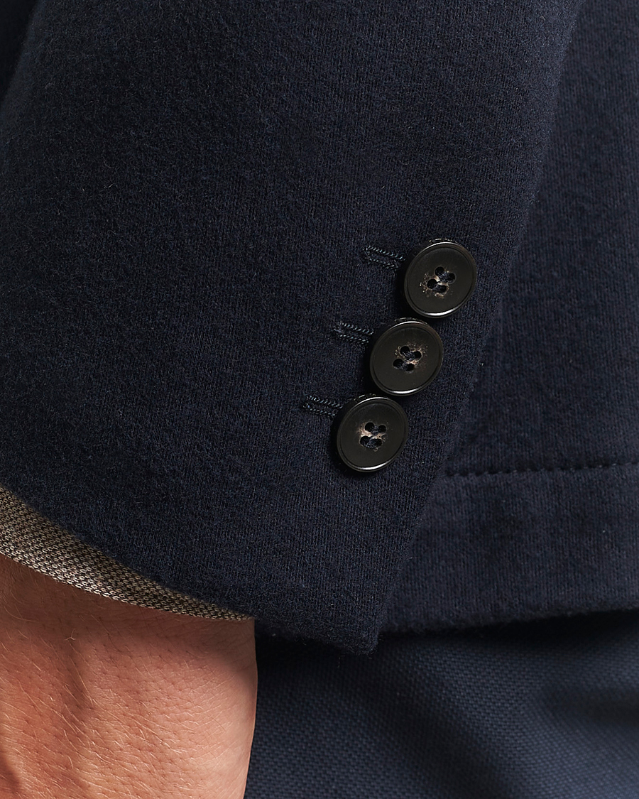 Heren | Blazers | Canali | Cotton/Cashmere Jersey Blazer Navy