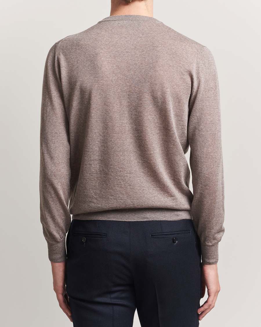 Heren | Truien | Canali | Merino Wool Crew Neck Beige