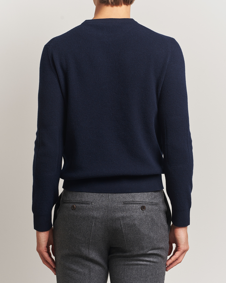 Heren | Truien | Canali | Wool/Cashmere Crew Neck Navy