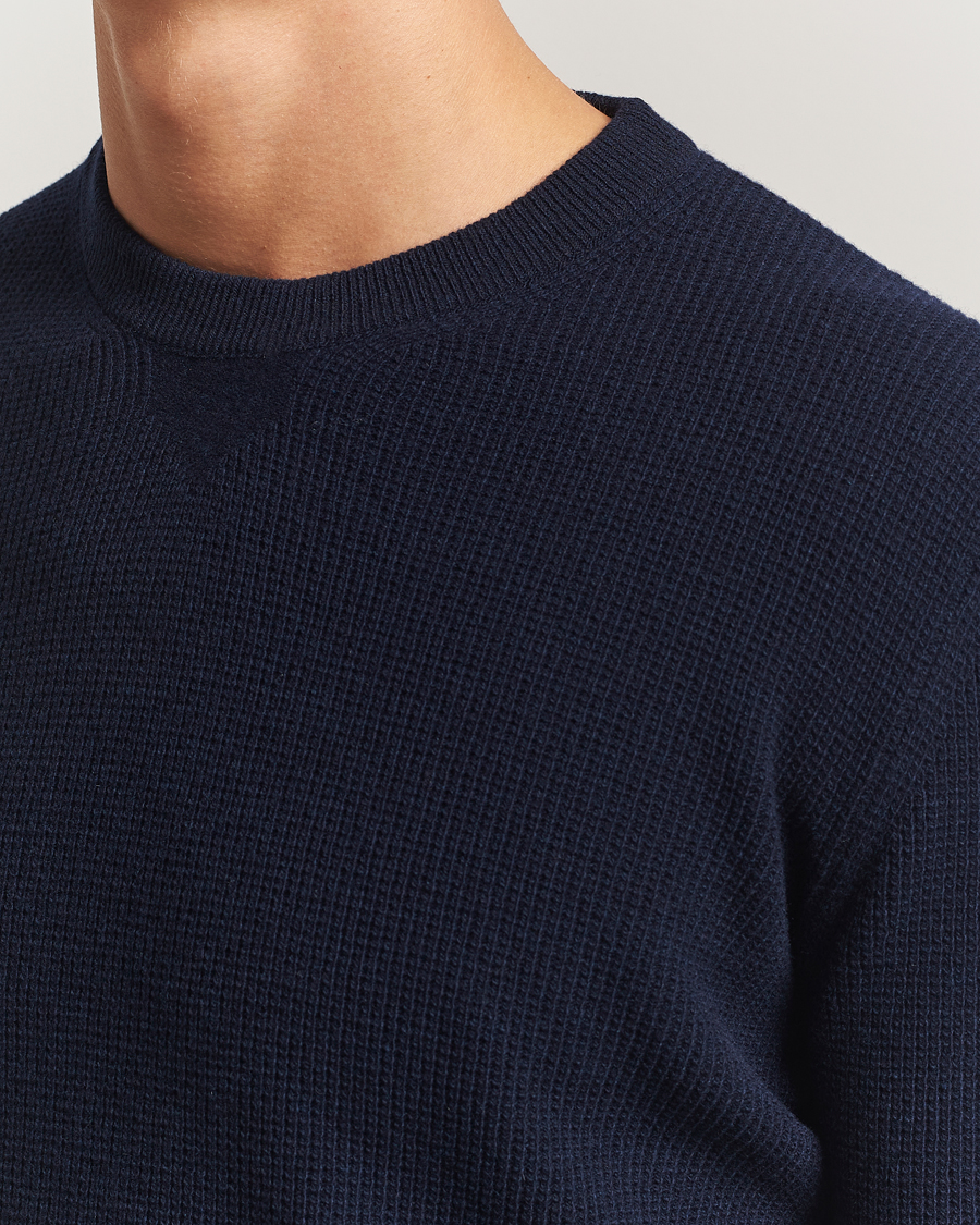 Heren | Truien | Canali | Wool/Cashmere Crew Neck Navy