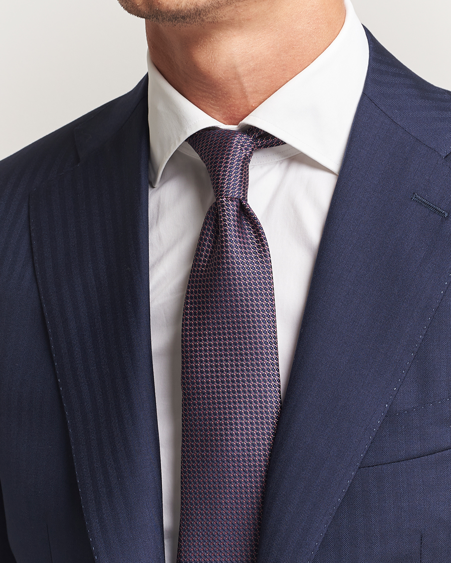 Heren | Stropdassen | Canali | 5-Fold Silk Tie Pink