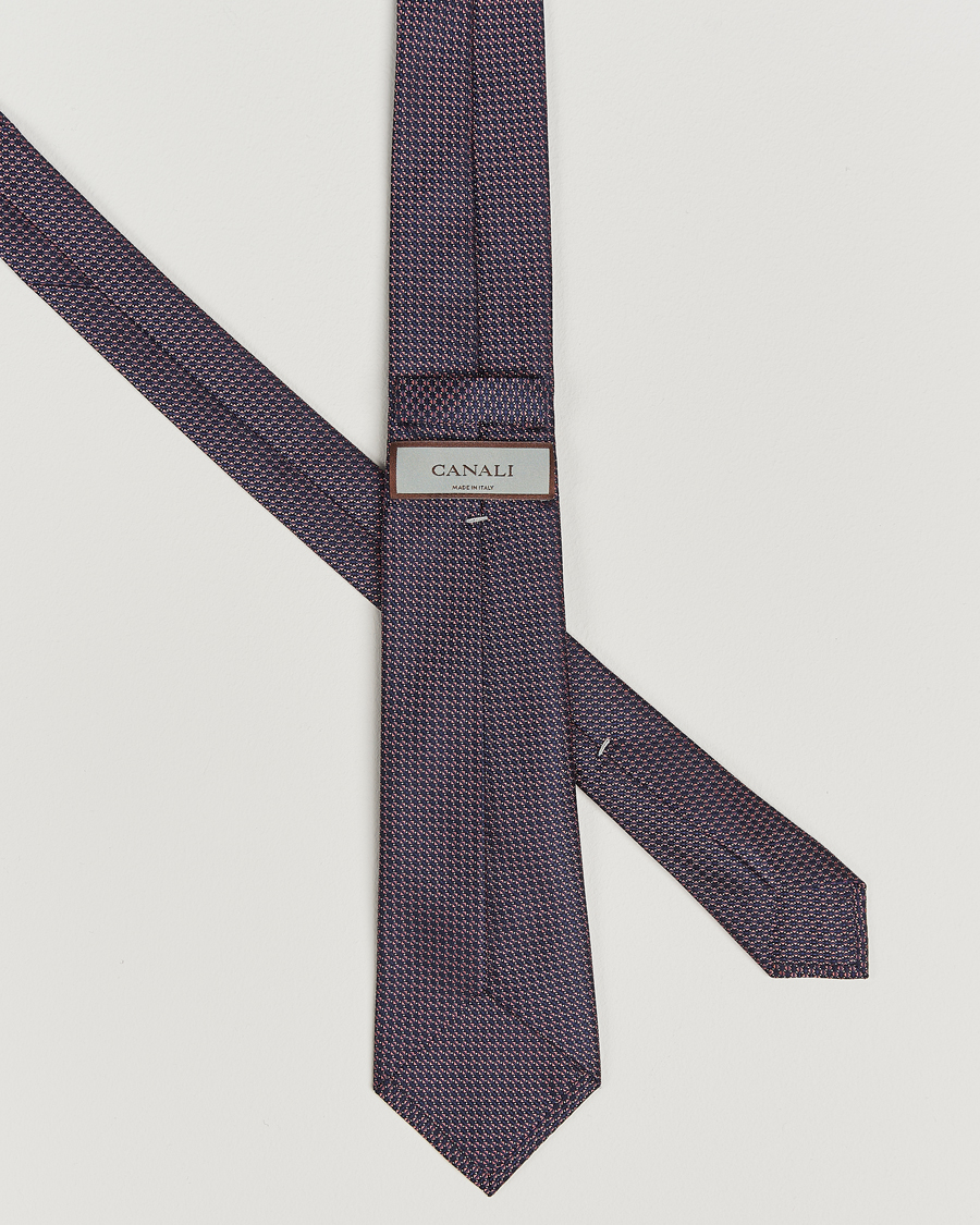 Heren | Stropdassen | Canali | 5-Fold Silk Tie Pink