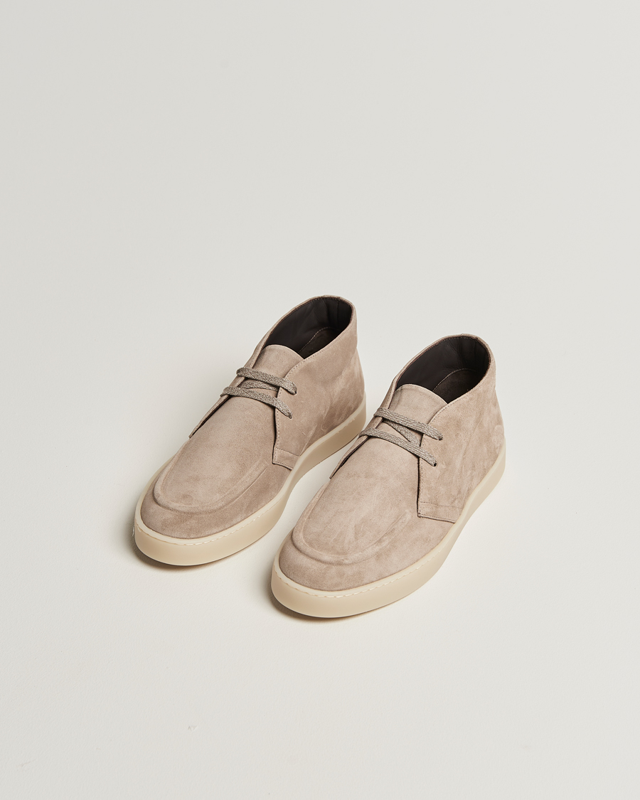 Heren | Laarzen | Canali | Chukka Boots Beige Suede