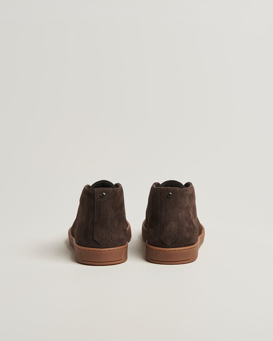 Heren | Laarzen | Canali | Chukka Boots Dark Brown Suede