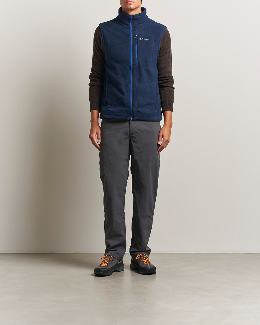 Heren | Truien | Columbia | Fast Trek Full Zip Fleece Vest Collegiate Navy