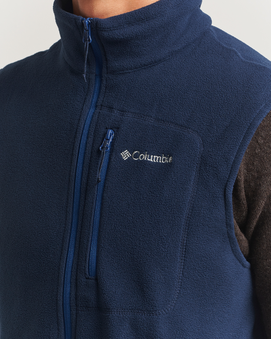 Heren | Truien | Columbia | Fast Trek Full Zip Fleece Vest Collegiate Navy