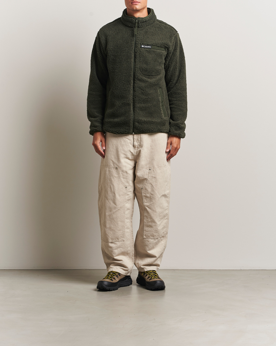 Heren | Truien | Columbia | Rugged Ridge High Pile Full Zip Greenscape
