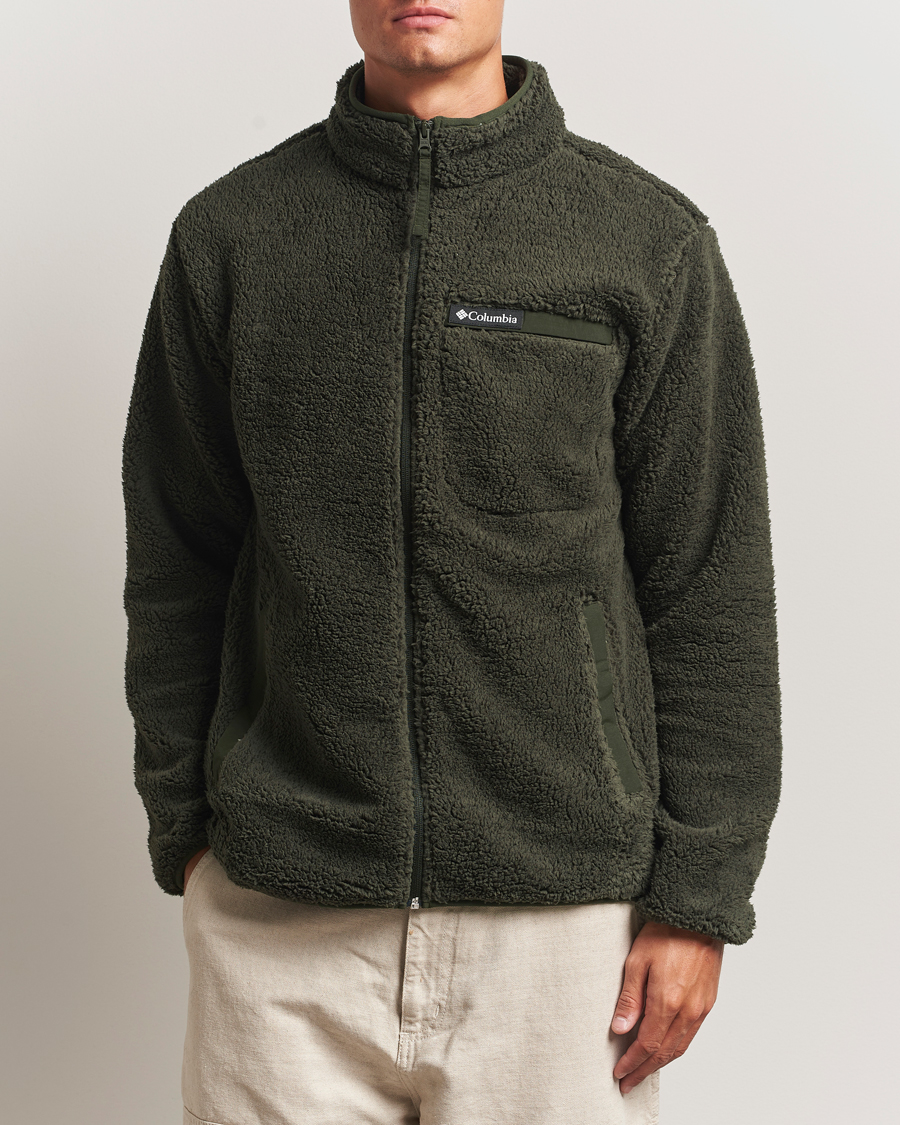 Heren | Truien | Columbia | Rugged Ridge High Pile Full Zip Greenscape
