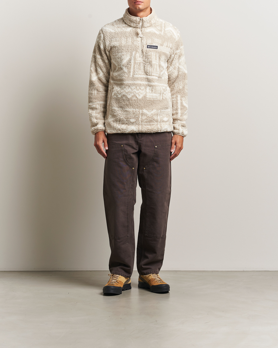 Heren | Truien | Columbia | Rugged Ridge High Pile Half Zip Dark Stone