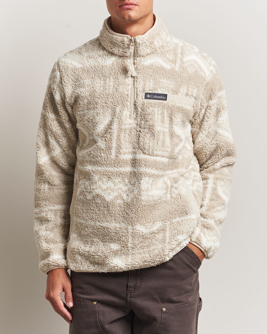 Heren | Truien | Columbia | Rugged Ridge High Pile Half Zip Dark Stone